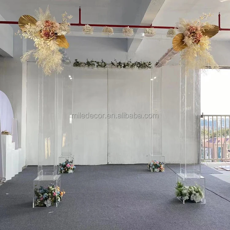 Свадебный Chuppah прозрачный акриловый свод индийский навес