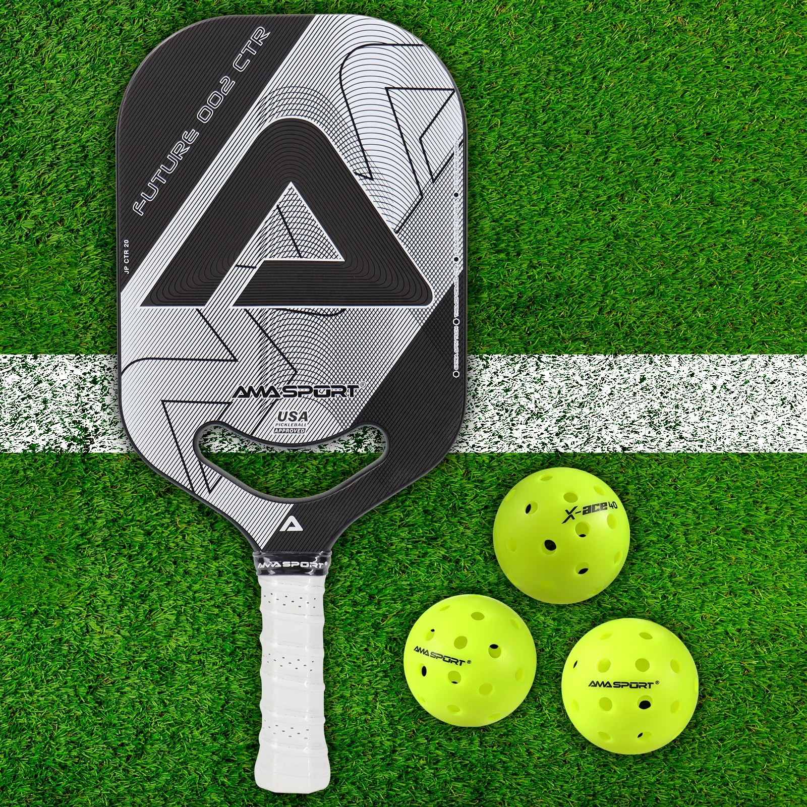 Aama Sport Custom Toray T700 углеродное волокно 20 мм Luxx PP Core Pickleball Весло USAPA одобрено