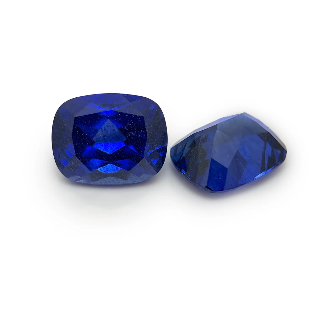 AGL Certified Lab Grown Sapphire Cushion Shape  Gemstone 1-5 Carat Loose Stone Market Prices