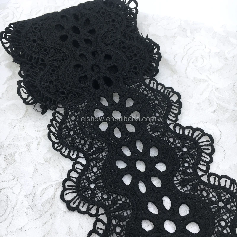 13cm Embroidery Crochet water soluble clothing decorative lace trim