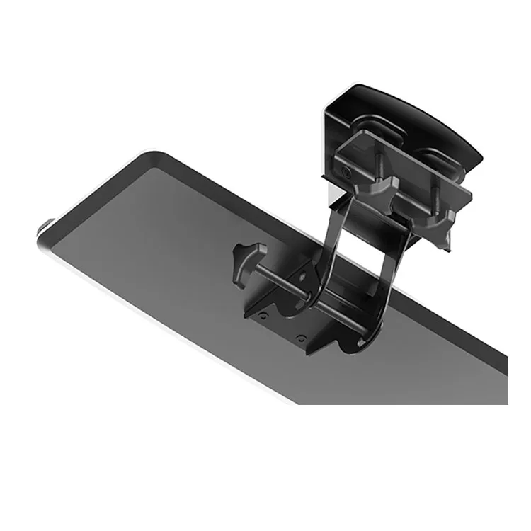 Office furniture adjustable ergonomic sliding computer under-desk keyboard tray