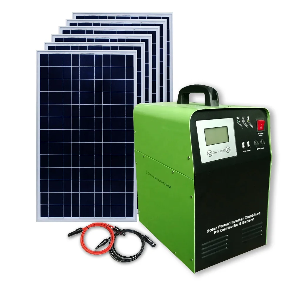 SNADI Smart Seller Solar Energy System 300W 500W AC DC Portable Pure Sine Wave Solar Power System