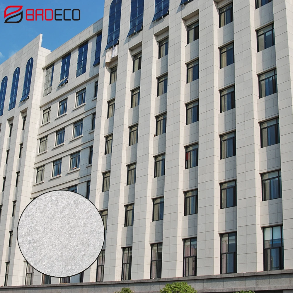 Высококачественная наружная настенная краска из настоящего камня BRD цветная на заказ