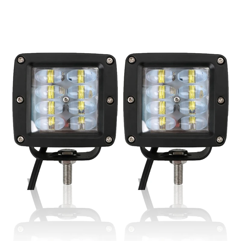 3 дюйма, 24 Вт, прожекторный Точечный светильник, Светодиодная панель рабочего освещения для грузовика, внедорожника, полноприводного автомобиля, 4x4, лодки, квадроцикла, светодиодные фары