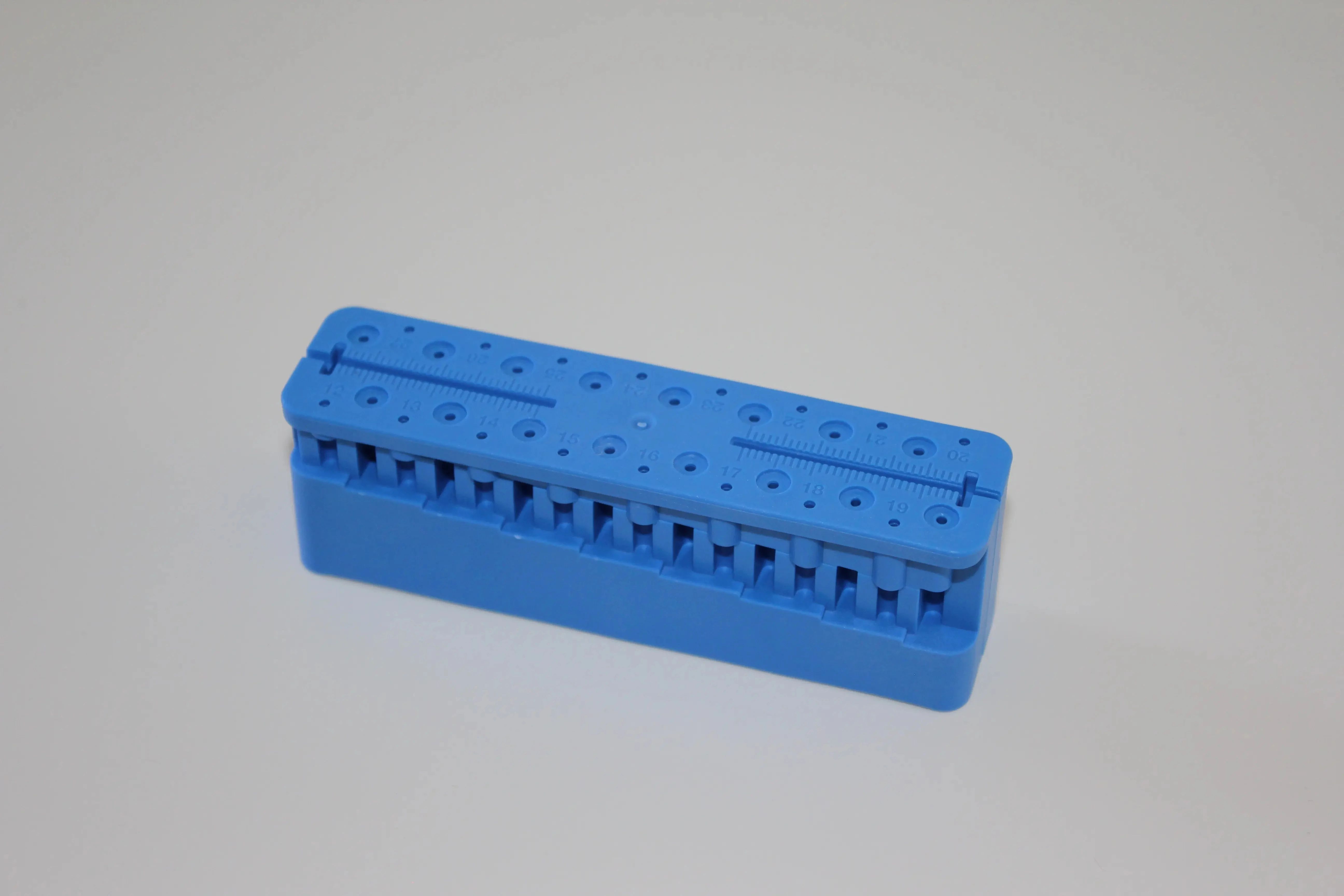 Dental endo measuring instruments autoclavable endodontic files stertlize block root canal measuring table