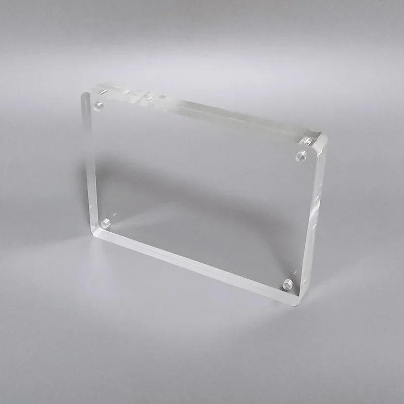 Прозрачная акриловая рамка держатель стоящий Магнитный прозрачный Perspex фоторамка