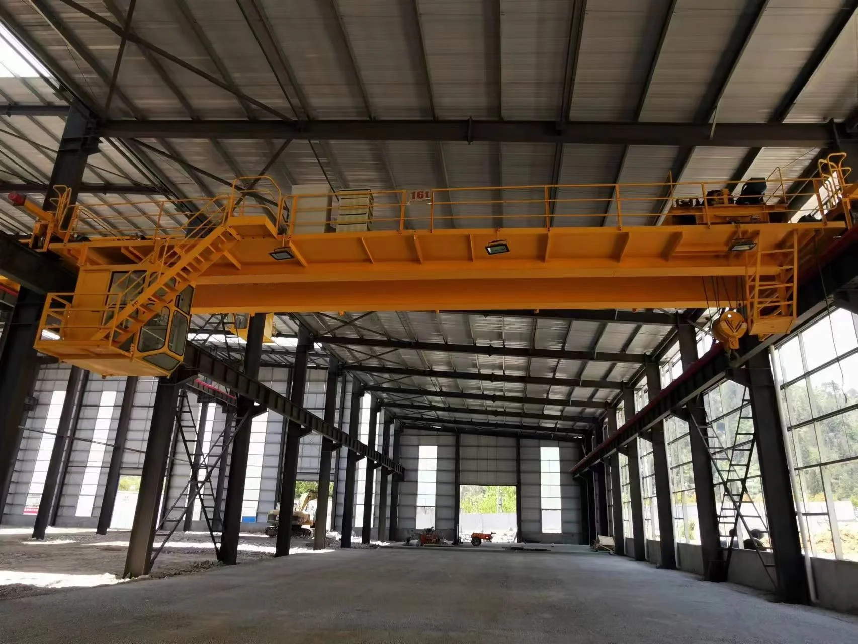 Factory free Design  5 Ton Overhead crane workshop plant electric double girder  bridge crane construction lifting hoist A5 A8