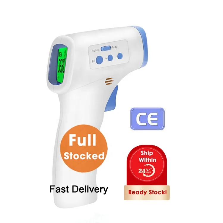 
Manufacturer Medical Digital Noncontact Baby Adult Forehead Ir Infrared Thermometer 