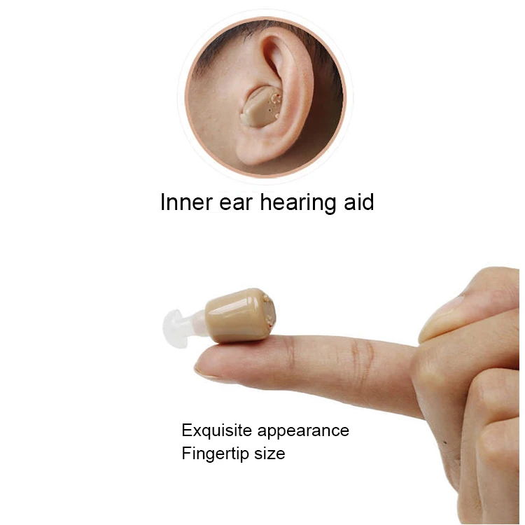 Up to 10 channels rechargeable CIC digital abs case hearing aids ear
