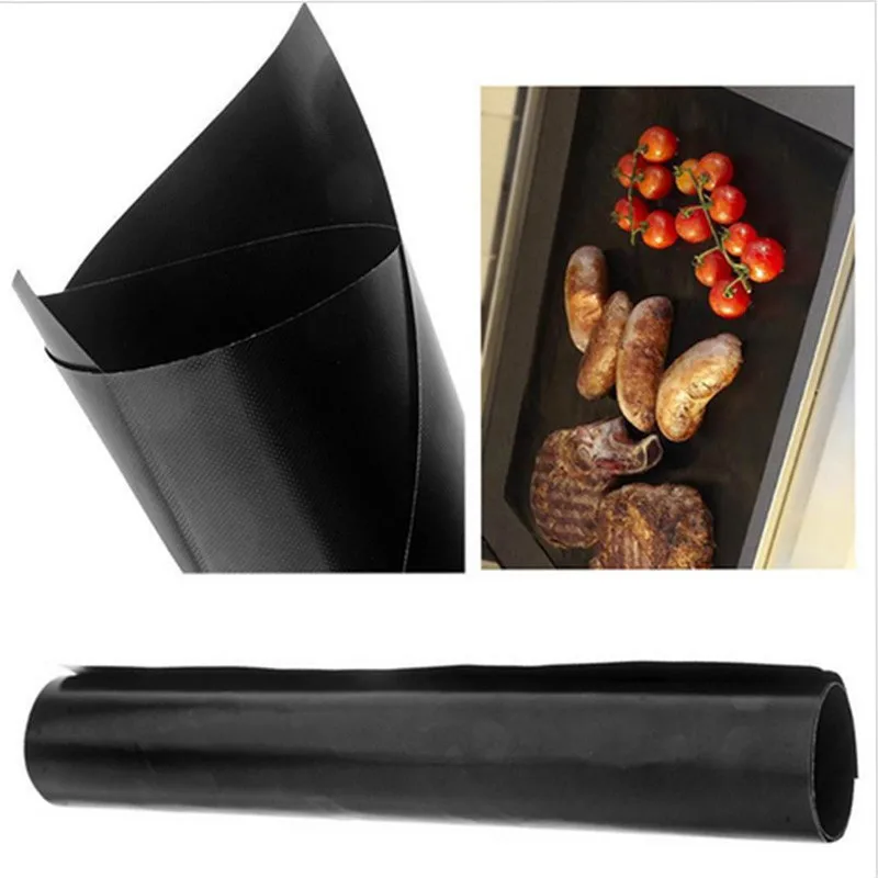 China Supplier 0.2mm PTFE Fireproof Barbecue Mesh BBQ Grill Mats Grill Accessories