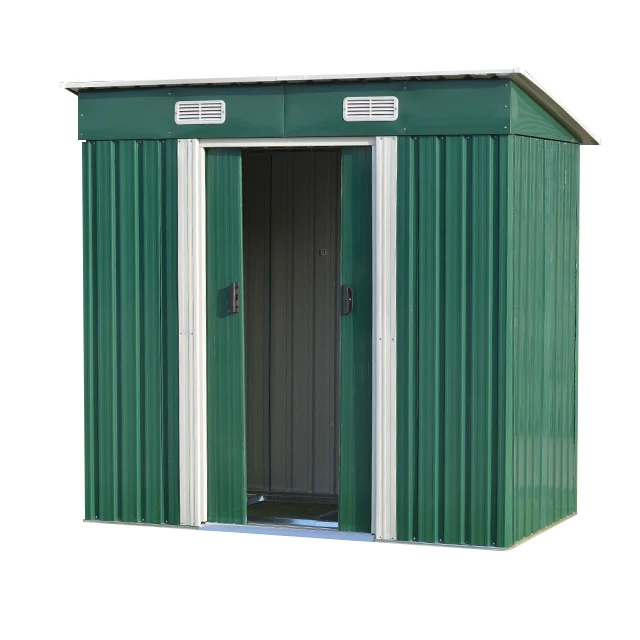 outdoor motorcycle storage shed