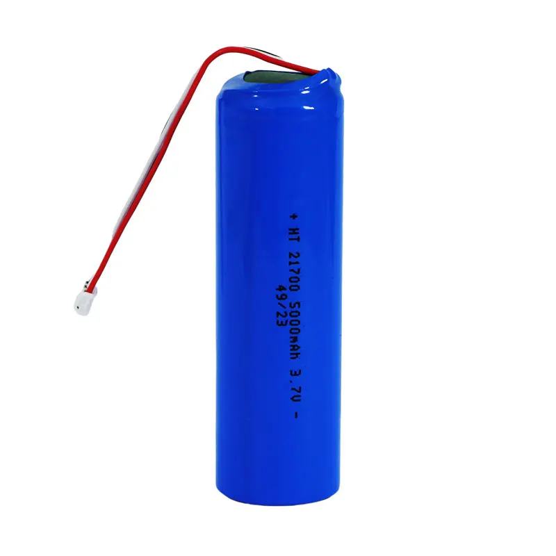 Rechargeable Lithium Ion Battery Cylindrical 21700 5000mAh 3.65V 3.7V  1S1P Battery Packs With NTC for Medical Device