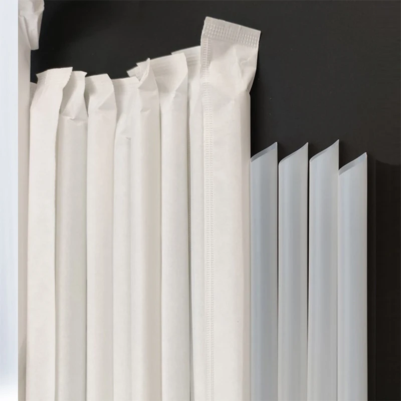 Eco friendly size pla corn straws plastic biodegradable for drink