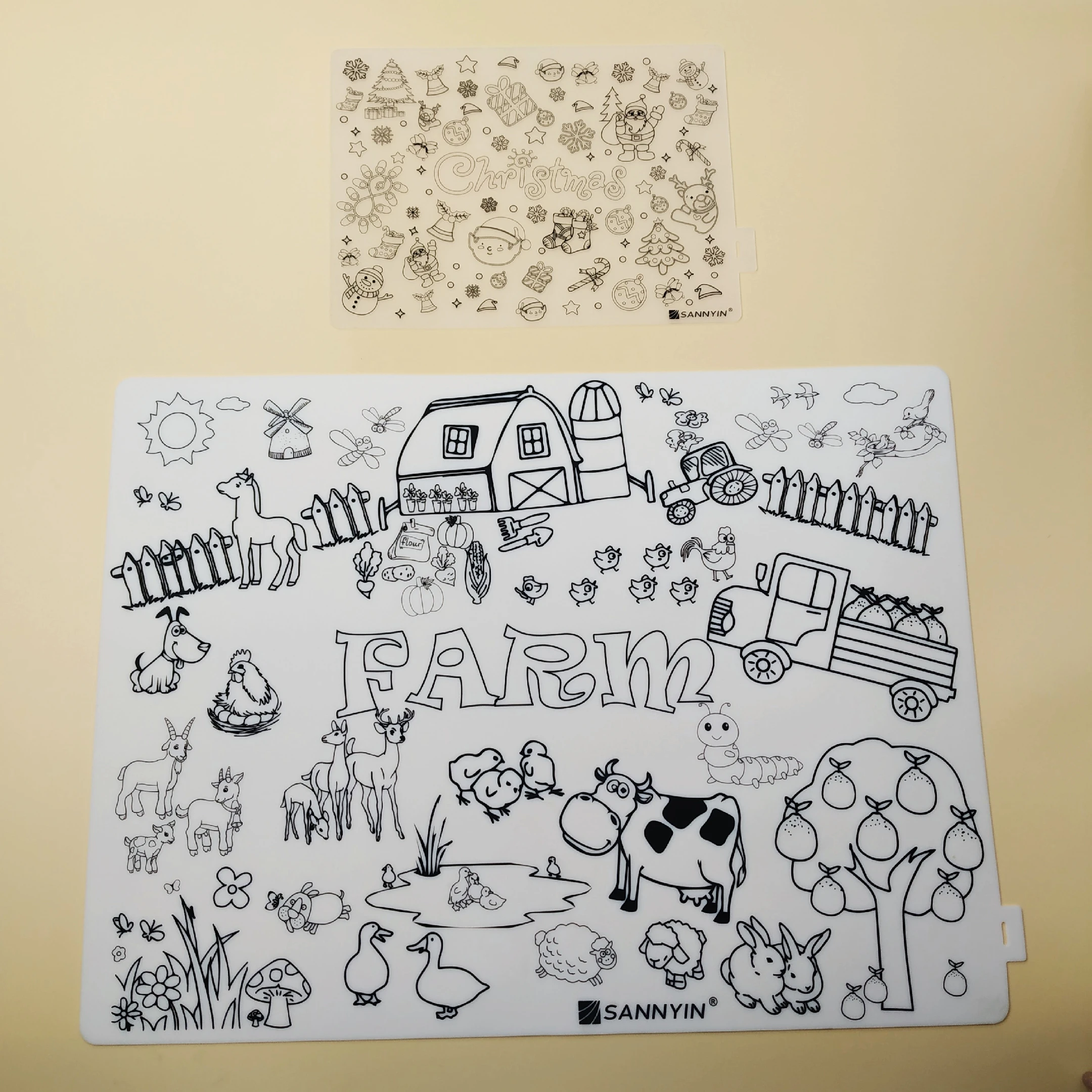 
Wholesales Non-Slip Large Kids Silicon Placemat Baby 