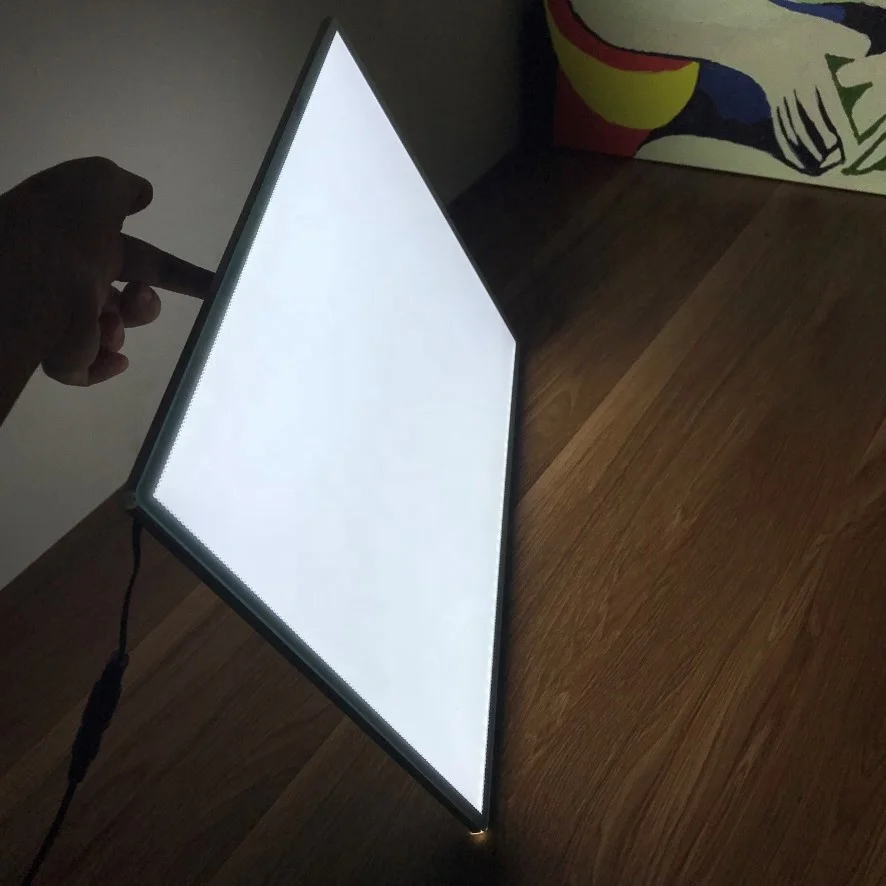 Сверхтонкий круглый Угловой алюминиевый тонкий световой короб с высокой яркостью, оконный дисплей, светодиодный рекламный световой короб