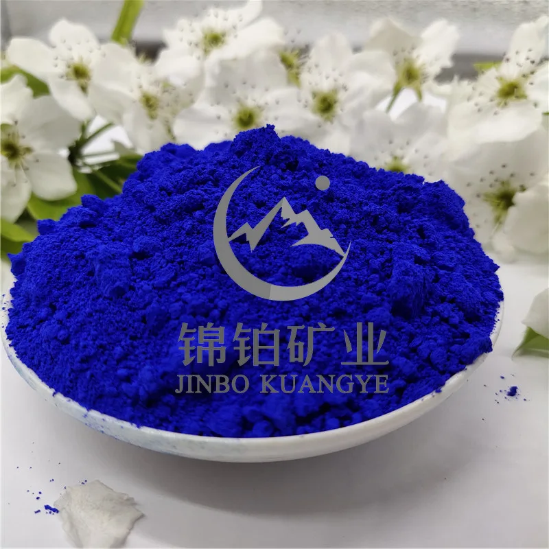 High temperature calcination resistant composite inorganic pigment Malachine blue pigment with good stability