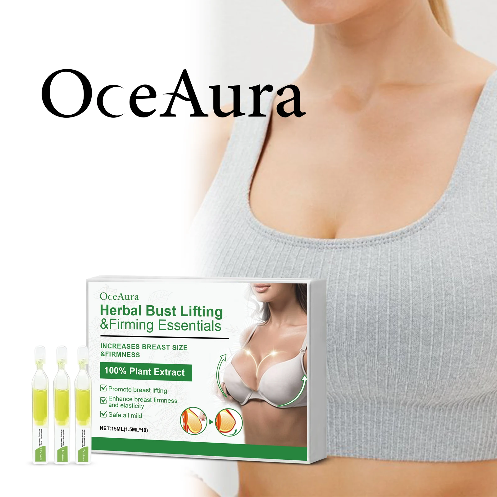 Oceaura Breast Care Product Massage Breast Care Serum Nourishing Breast Enlargement Serum