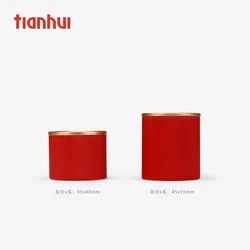 Оригинальный дизайн, чайная упаковка, маленькие бумажные банки с легкой очисткой крышки