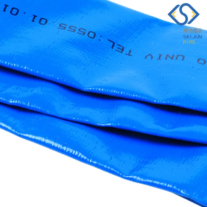 Middle pressure 4inch PVC Water Irrigation Discharge layflat Hose for Sprinkler