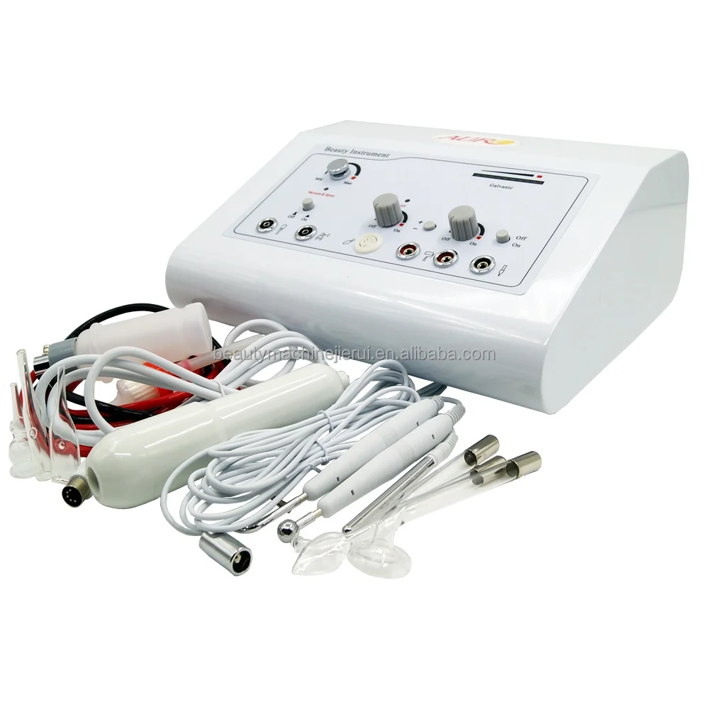 Vacuum Galvanic Beauty Machine 4 in 1 Facial Machine High Frequency Portable Facial Enhance Machine