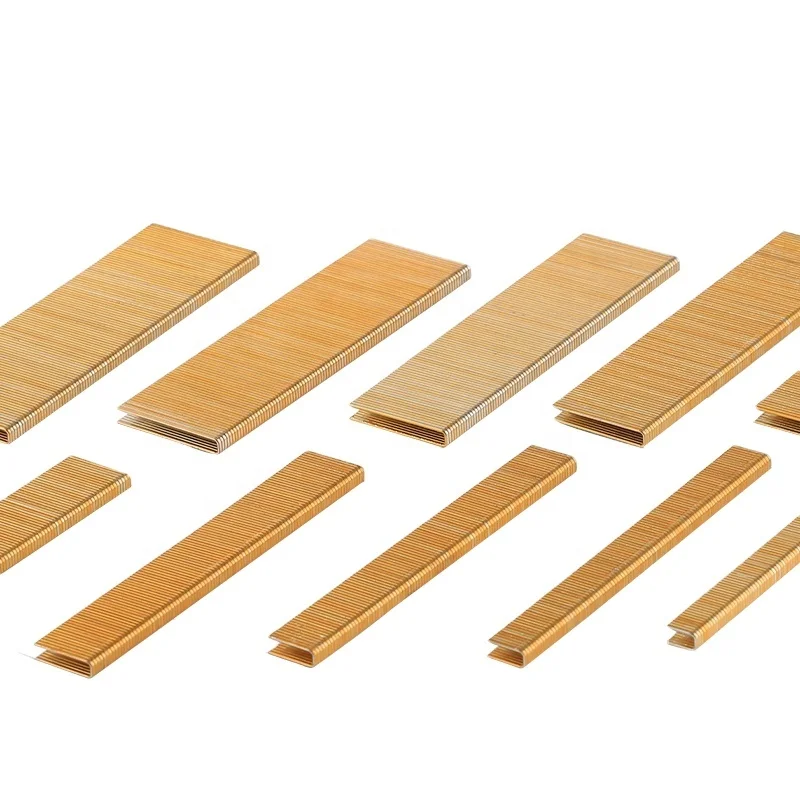 9032 K432 18 gauge staples low carbon furniture decoration nail fence staple nails supplier k nails sofa staple pin u strip