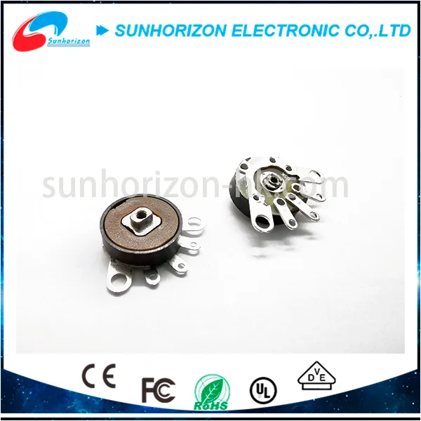 8 ~ 20mm outer diameter plastic knob type earphone volume rotary potentiometer
