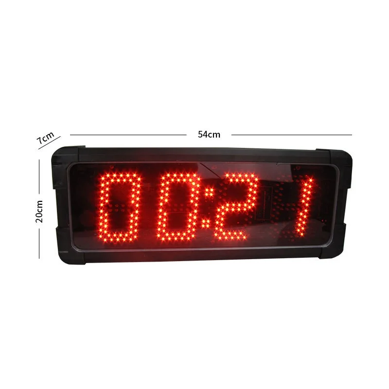 YIZHI GO4T-5R LED Digital Clock 5 inch 4 digits Large Outdoor Waterproof Digital Display Electronic Marathon Running Timer