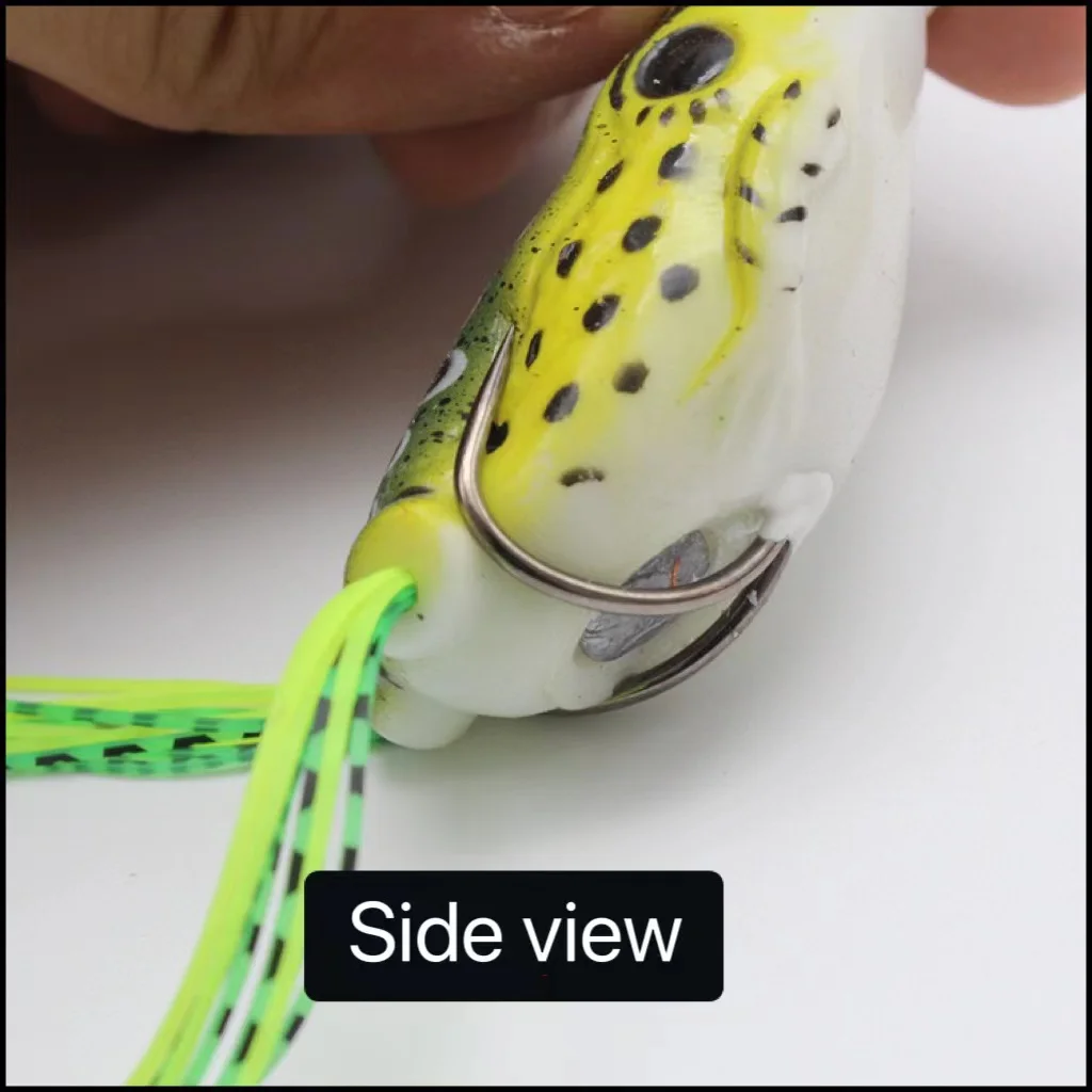 CustomizationSinking Artificial Thunder Frog 5 Colors Big And Medium Fishing Frog Hollow Body  Black Bass Fishing