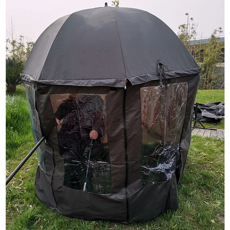 Cheap Factory Wholesale high quality outdoor Beach Sunshade Umbrella Rainproof waterproof parasol fishing umbrella with shelter