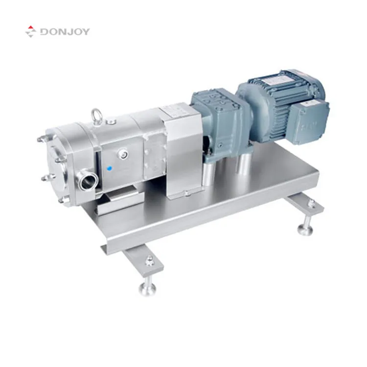  Food grade stainless steel rotary pump high temperature rotor lobe sanitary