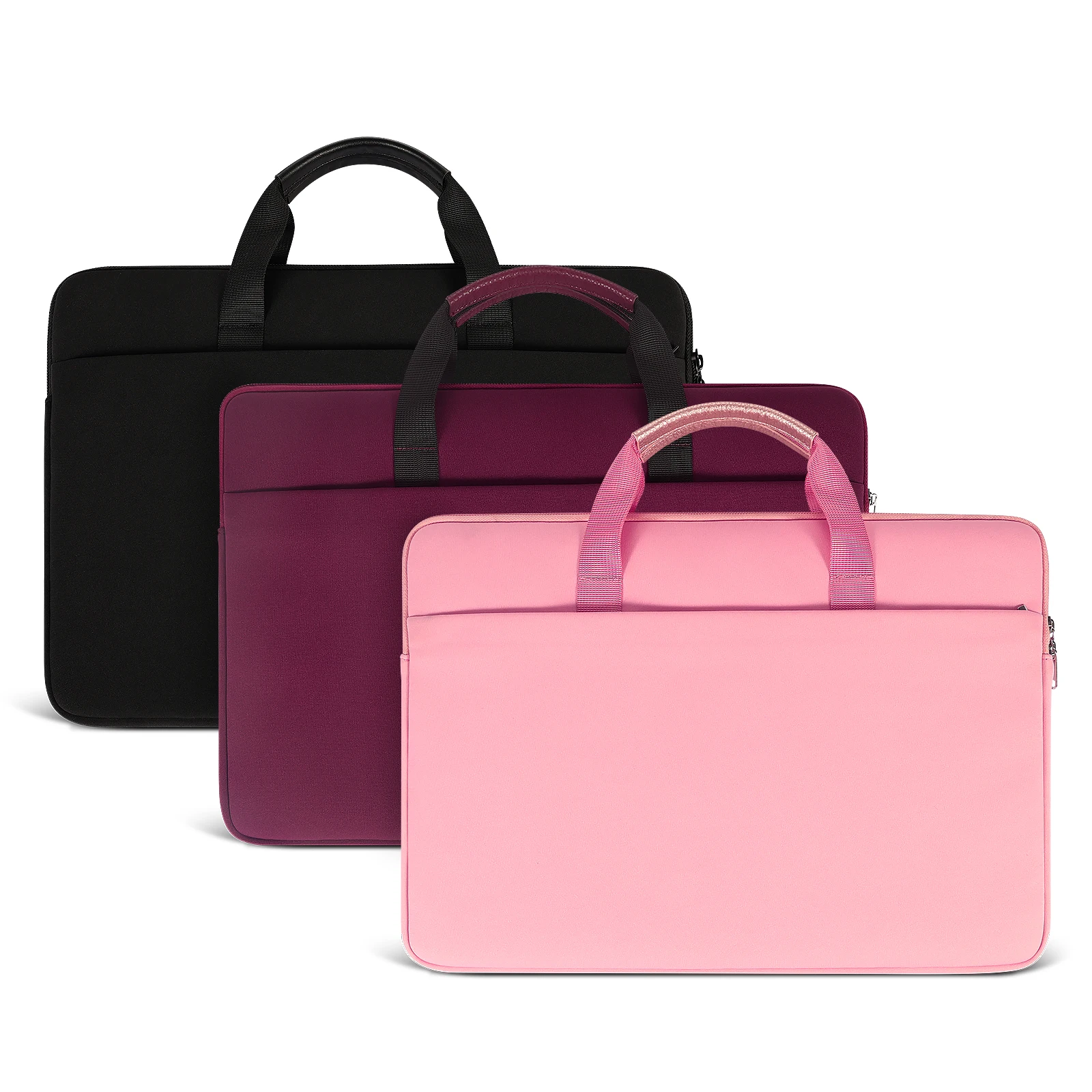 For Macbook Air & Pro 13 Inch Custom Logo Neoprene Laptop Sleeve Briefcase Computer Business Laptop Messenger Tote Notebook Bag