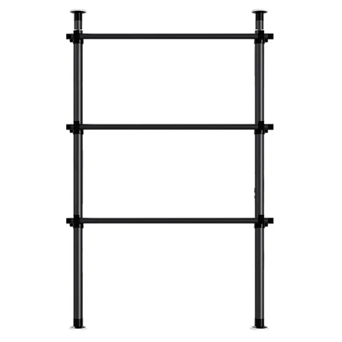 Modern small movable portable wardrobe simple retractable adjustable Cabinet Hole free metal standing clothes Closet for Bedroom