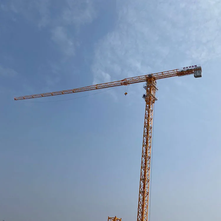 Engineering Machinery Tower Crane 8tonne 8 Tonsne China Brand Flat Top Tower Crane For Construction Site