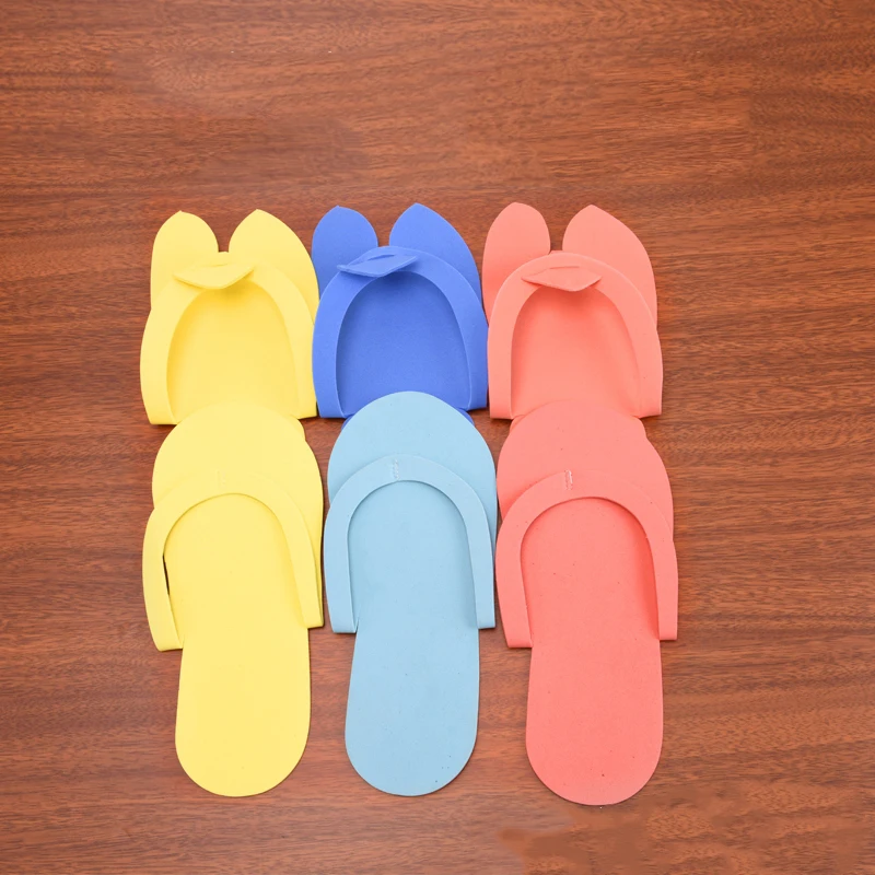 Free sample wholesale EVA foam beauty nail salon spa disposable hotel flip flop pedicure slippers for sale