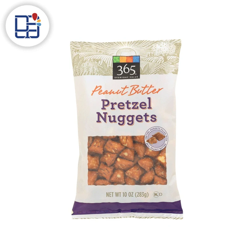 Back Sealing Custom Printed Plastic Packaging Material Banana Potato Chips Bag