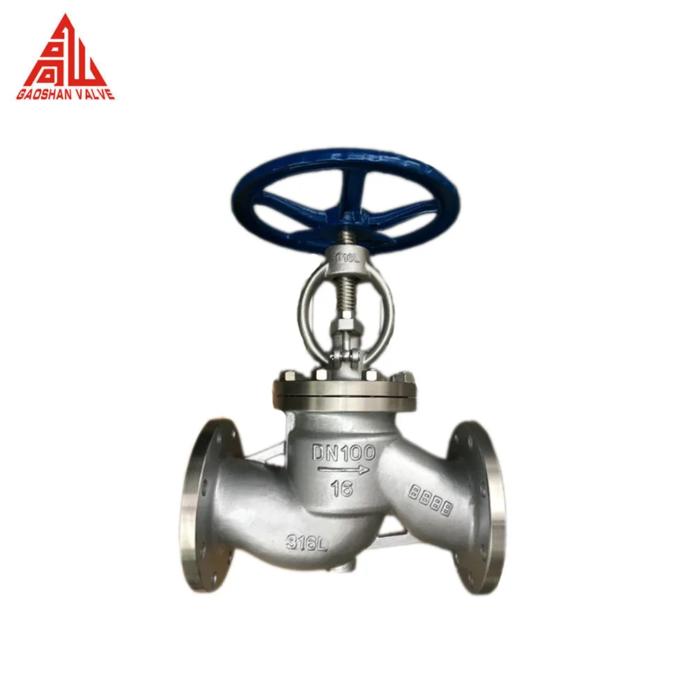 Factory Offer Manual Shut Off Valve CF8 CF8M SS304 SS316 Stainless Steel Globe Valve