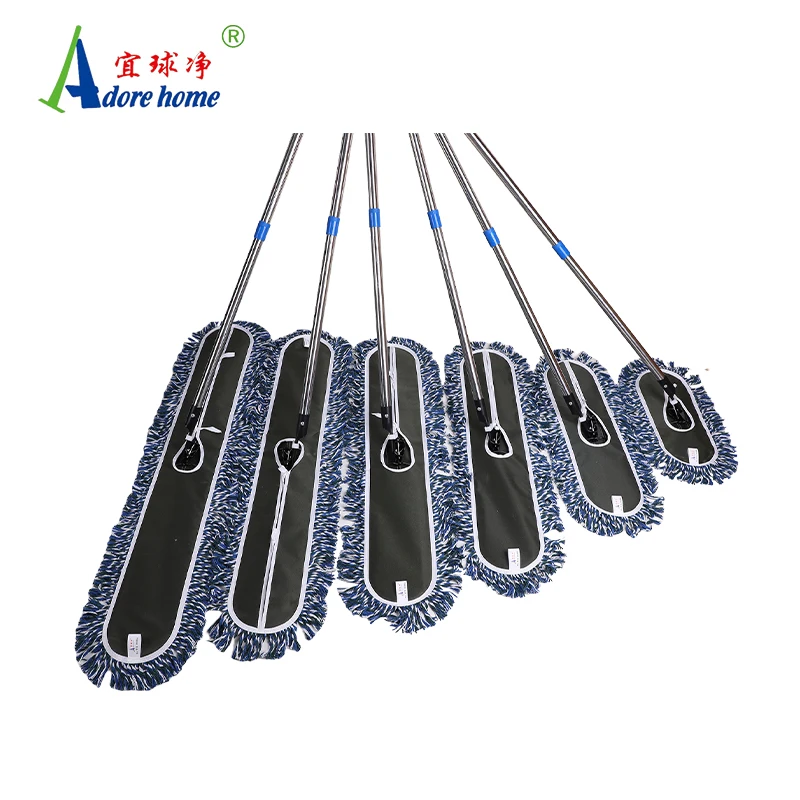 2022 New Dust Mop With Metal Frame Cotton Floor Mop Wet and Dry Clean Mop