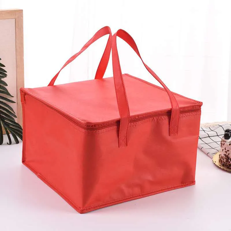 custom cooler insulation bag cake large capacity covered aluminum foil barbecue takeaway portable fresh bag
