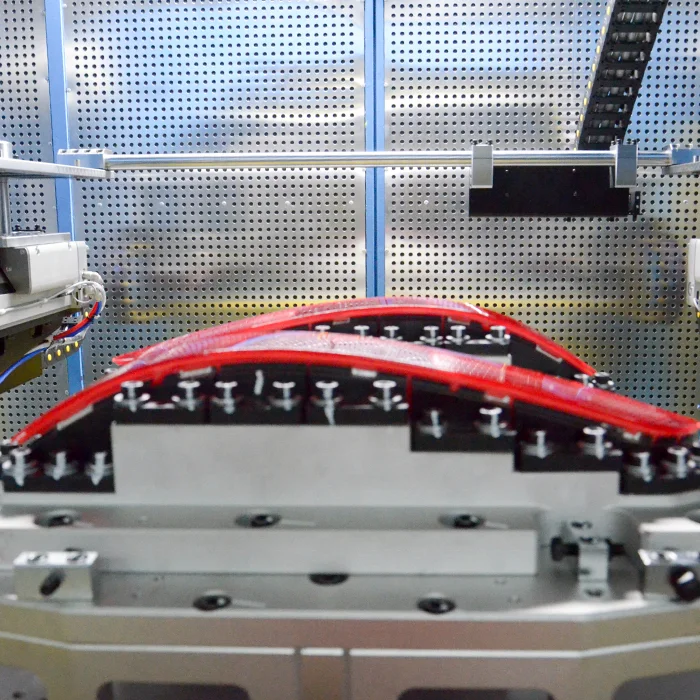 PP PS PC HDPE PA GF Vibration friction plastic welding machine for Car air filter weld polypropylene