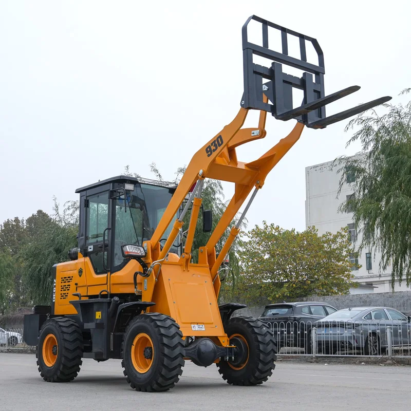 The newest loaders 1 ton 1.5 ton 2 ton 4*4 drive  front-end  loader wheel loader off-road tyre with fair  price