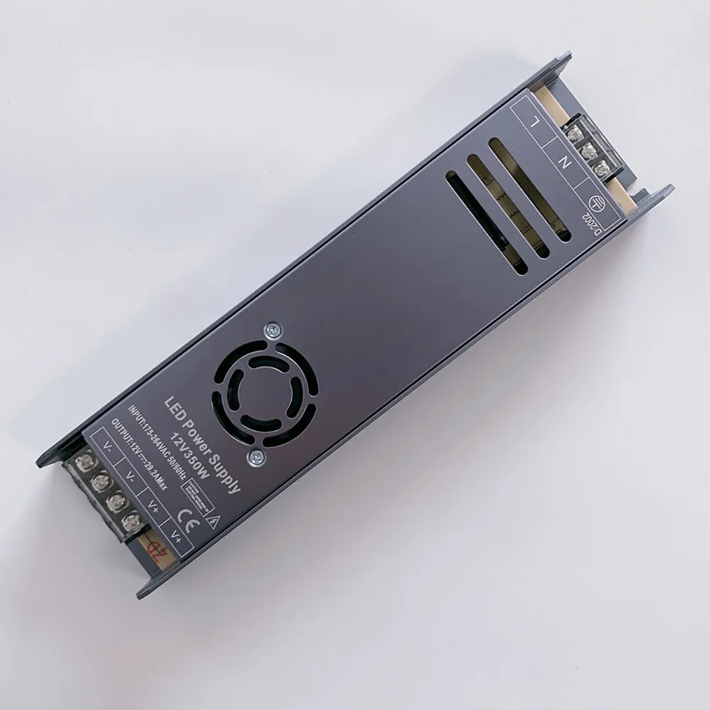 Input 110V 220V Output DC12V DC24V IP20 indoor IP67 outdoor Ultra thin LED Power Supply transformer for led strip module light