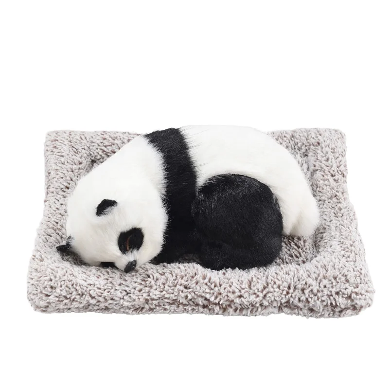 Car Ornaments Simulated Dog Toys Made of Activated Carbon Creative Interior Design of Plush Eco-friendly Car Customized OEM