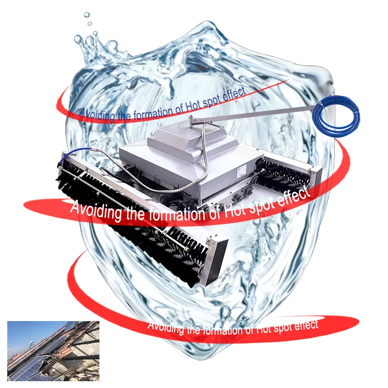 Full automatic Solar Cleanings Robot Remote Control Solar Panel Cleaning Equipment