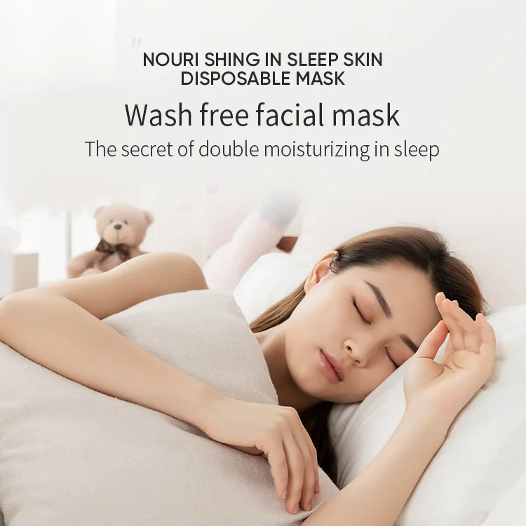 BIOAQUA ZOZU Hot Selling Shea Butter Jelly Facial Mask Hydrating Soothing Repairing Shrink Pores Apply Sleep Facial Mask