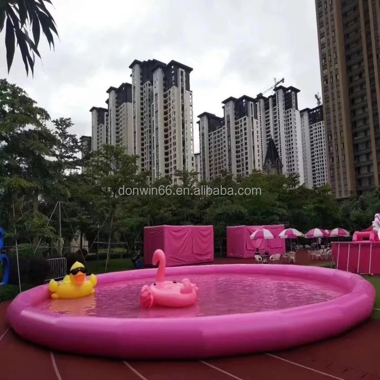 Outdoor Metal Frame Pool Durable Family Rectangular Swimming Pool Above Ground Pools For Adults And Kids