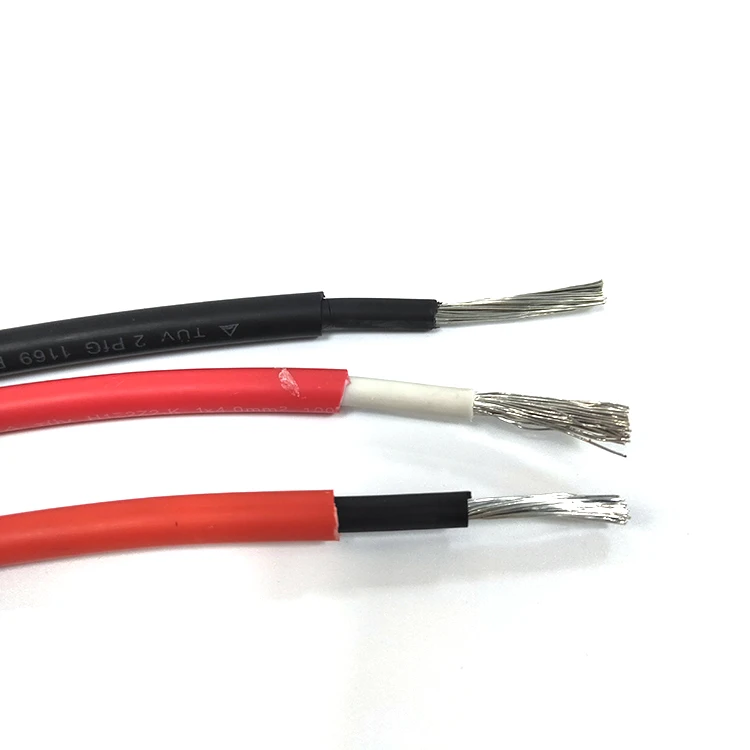 SeanRo TUV CE certified UV resistance 4mm cable reach rosh 6mm photovoltaic solar cable