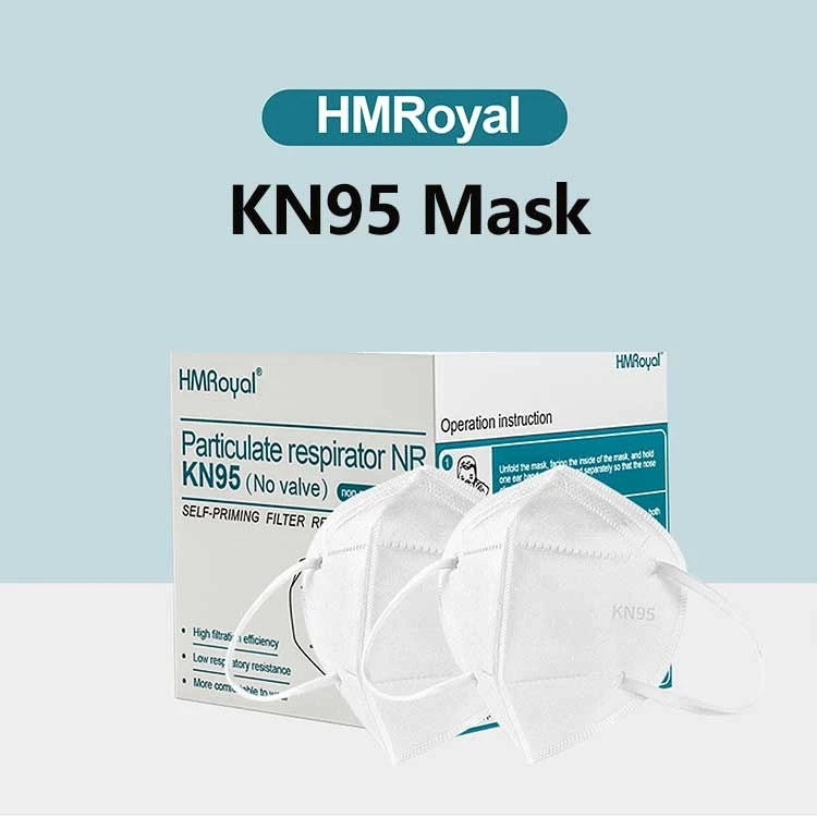 Высококачественная одноразовая 3-слойная Нетканая медицинская маска KN95 из мелтблауна