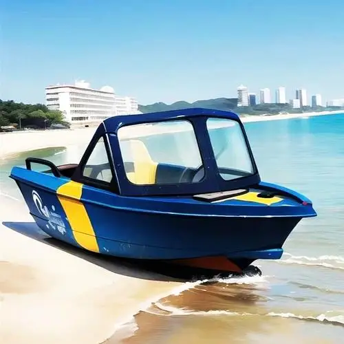 large outdoor amusement equipment electric go kart mini jet boat 15kw jet boat can be customized