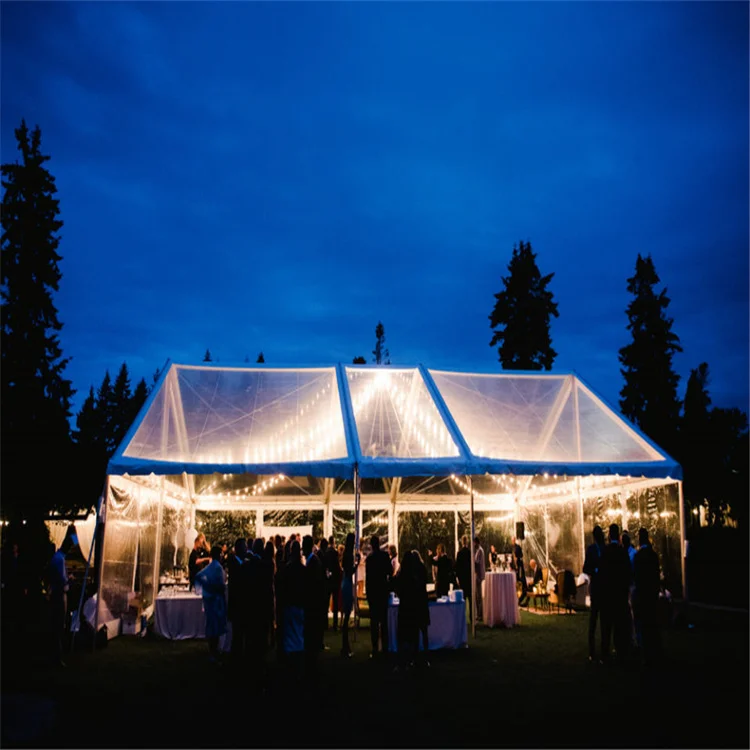 Transparent Beach Wedding Marquee Luxury Party Tent Clear Outdoor Banquet Canopy Tents