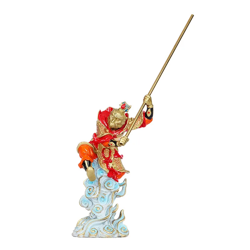 Bronze Chi Wukong decoration brass handicrafts office desktop home accessories Collectible Decoration Anime PVC Figure